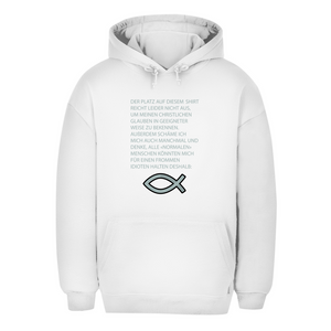 Unisex Oversize Hoodie ICHTHYS spruch