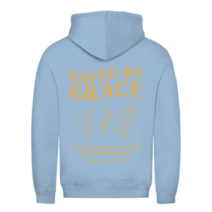 Damen Hoodie saved by grace ehpesians 2:8-9