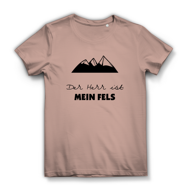 Damen Bio T-Shirt der herr ist mein fels