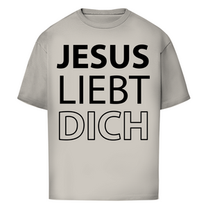 Oversize T-Shirt jesus liebt dich