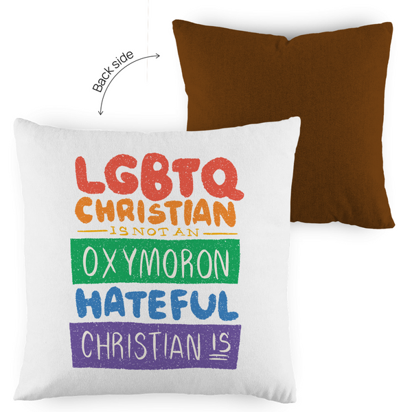 Kopfkissen zweifarbig lgbt christlich