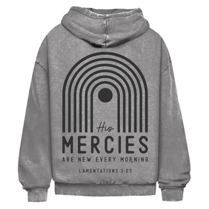 Oversize Washed Hoodie his marcies lamentations 3:23
