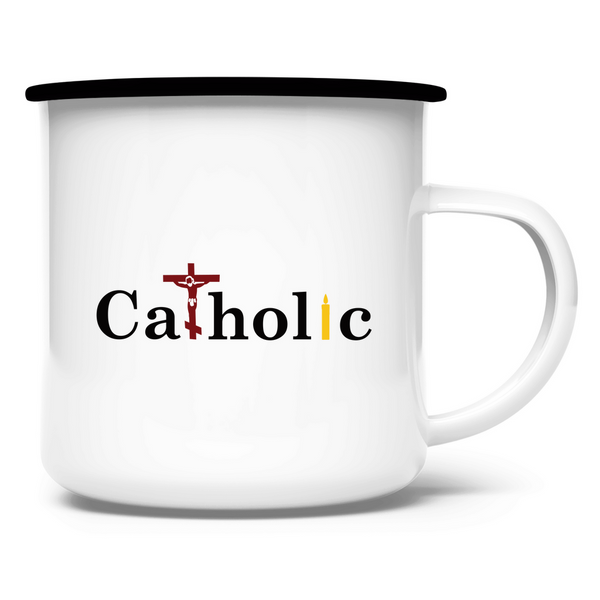 Emaille Tasse catholic