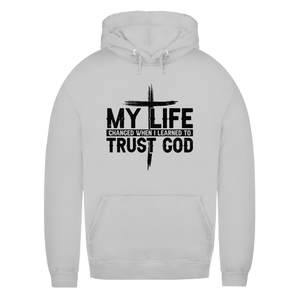Damen Hoodie when i learned to trust god