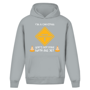 Oversize Hoodie Ohne Kordel christian under construction