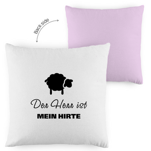 Kopfkissen zweifarbig der herr ist mein hirte