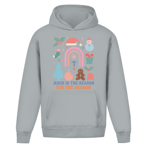 Oversize Hoodie Ohne Kordel jesus is the reason for the season