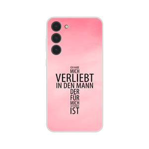 ich habe mich verliebt Samsung-Hülle