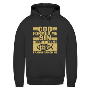Damen Hoodie god formed me