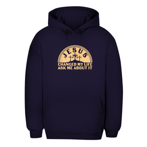Unisex Oversize Hoodie jesus chaged my life