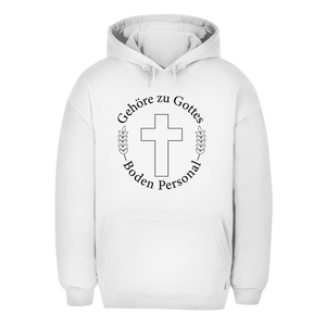 Unisex Oversize Hoodie gehöre zu gottes boden personal