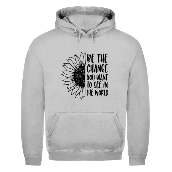 Herren Hoodie be the change you want to see in the world