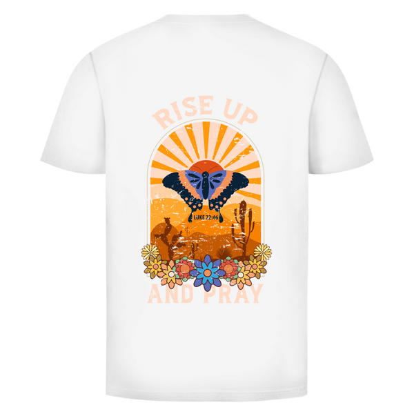 Herren T-Shirt rise up and pray