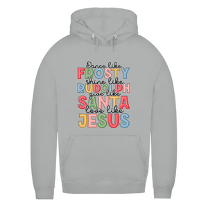 Damen Hoodie give like santa love like jesus