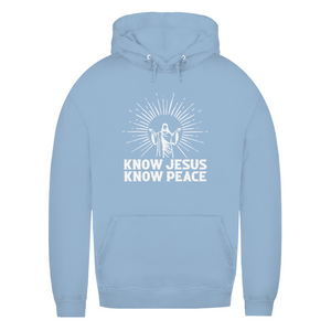 Damen Hoodie know jesus know peace