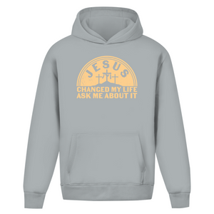 Oversize Hoodie Ohne Kordel jesus chaged my life