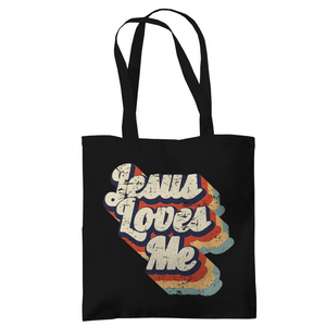 Tragetasche jesus loves me