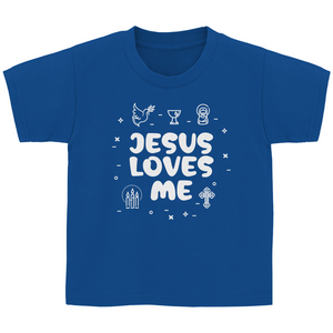 Kinder T-Shirt jesus loves me