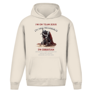 Oversize Hoodie Ohne Kordel i am christian