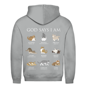 Herren Hoodie god says i am accepted romans 15:7