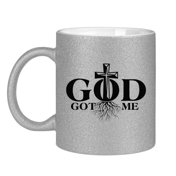 Glitzertasse god got me