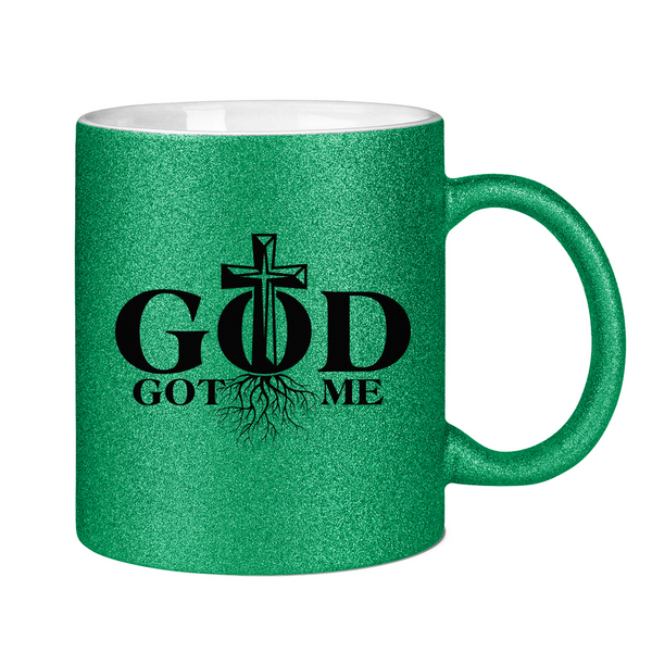 Glitzertasse god got me