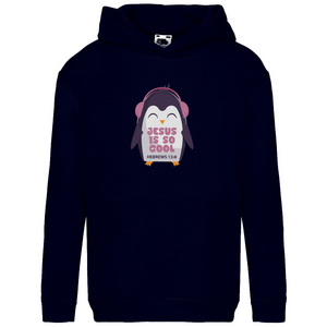 Kinder Hoodie jesus is so cool hebrews 13:8