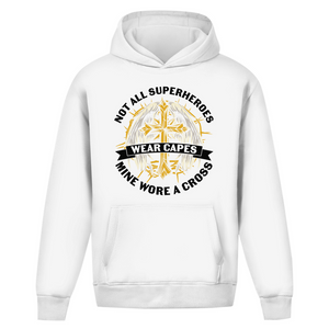 Oversize Hoodie Ohne Kordel mine superheroes wore cross