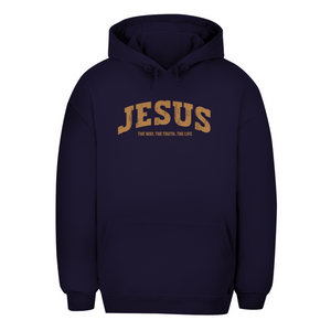 Unisex Oversize Hoodie jesus the way the truth the life
