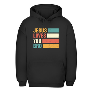 Unisex Oversize Hoodie jesus loves you bro