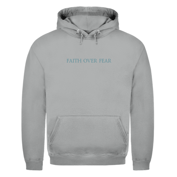 Herren Hoodie faith over fear psalm 118:6