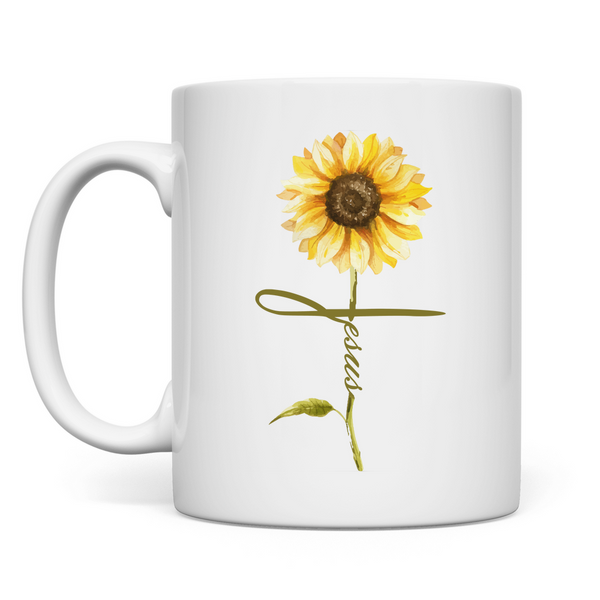 Tasse jesus sonnenblume