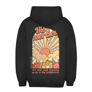Unisex Oversize Hoodie great is thy faithfulness lamentations 3:23