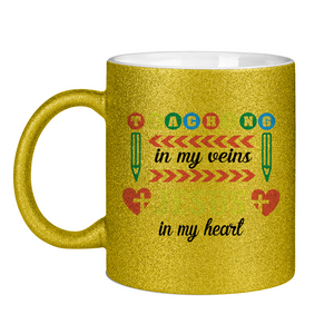 Glitzertasse teaching jesus lehrer