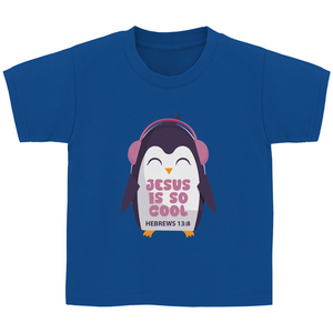 Kinder T-Shirt jesus is so cool hebrews 13:8