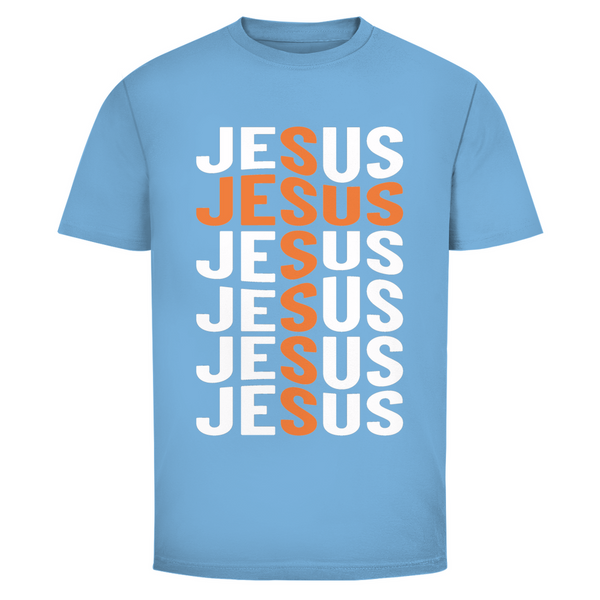 Herren T-Shirt jesus kreuz