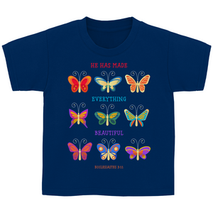 Kinder T-Shirt he has made everything beatiful ecclesiastes 3:11