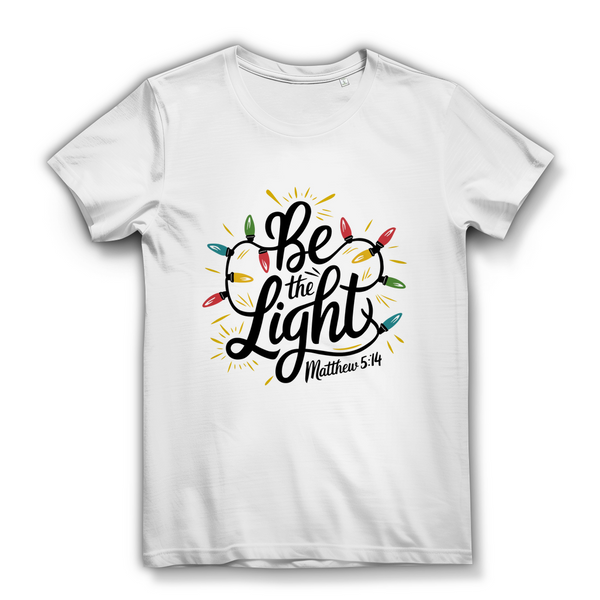 Damen Bio T-Shirt be the light matthew 5:14