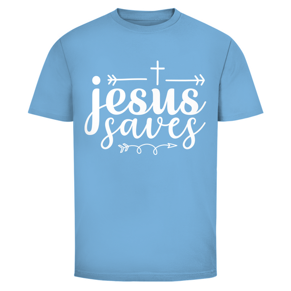 Herren T-Shirt jesus saves