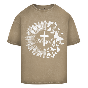 Oversize Washed T-Shirt blessed
