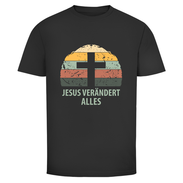 Herren T-Shirt jesus verändert alles