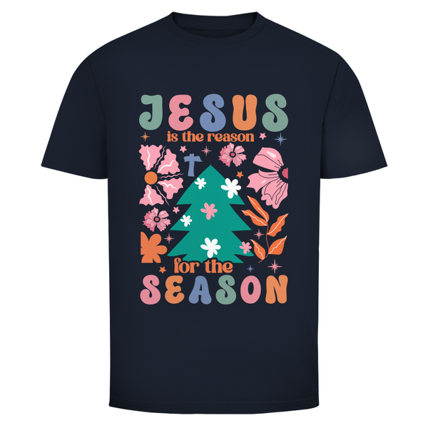 Herren T-Shirt jesus is reason for the season