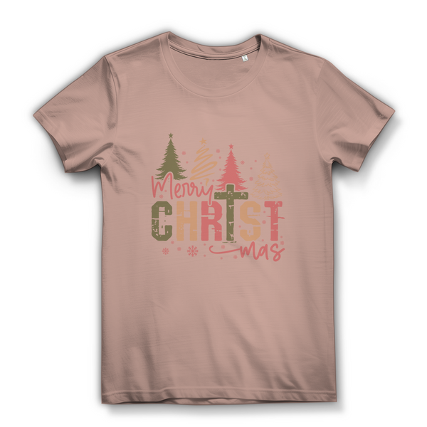 Damen Bio T-Shirt merry christmas