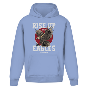 Oversize Hoodie Ohne Kordel rise up like eagles isaiah 40:31