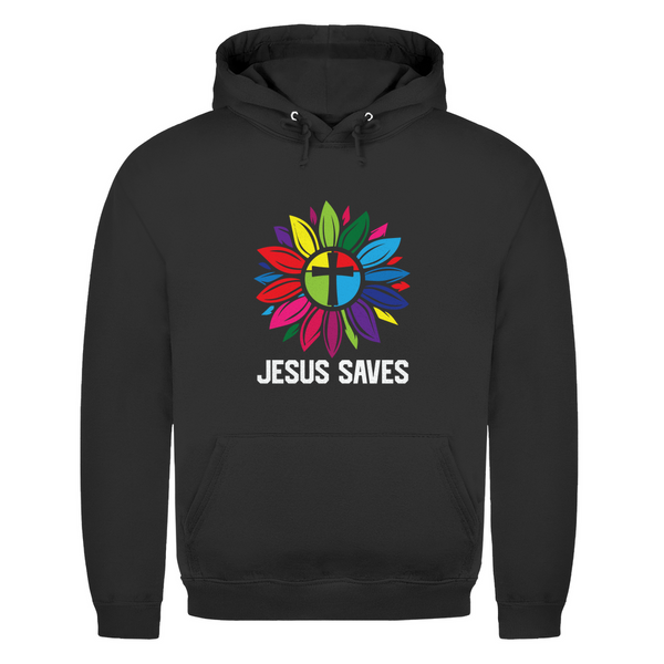 Herren Hoodie jesus saves