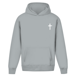 Oversize Hoodie Ohne Kordel kreuz