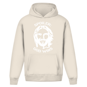 Oversize Hoodie Ohne Kordel spoiler god wins