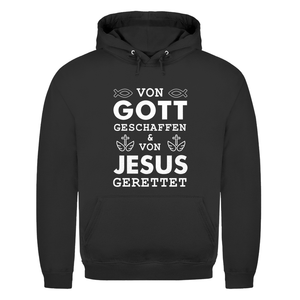 Herren Hoodie von gott geschaffen