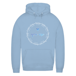 Damen Hoodie you are strong amazing