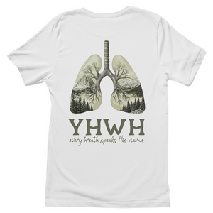 Damen T-Shirt yhwh every breath speakt his name
